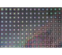 Fablon Holographic Squares Silver FAB13798 45.0cm x 1.5m FAB13798