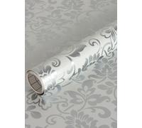 Fablon Sticky Back Plastic Heritage Silver 0.45x2m