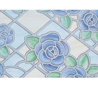 Fablon Sticky Back Self Adhesive Vinyl Amiens Blue - 67.5Cm X 2M Fab11836