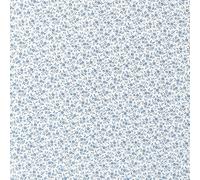 Fablon Sticky Back Self Adhesive Vinyl Floral Blue - 45Cm X 2M Fab11490