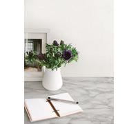 Fablon Sticky Back Self Adhesive Vinyl White Marble Effect 67.5Cm X 2M Fab11132
