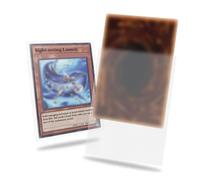 Fabmaker 200 Pack Japanese Sized Trading Card Sleeves, Small Card Sleeves Deck Protector for Yu-Gi-Oh, Cardfight Vanguard & Photocards, Study & Never Tear, Back-Textured Perfect Shuffling, Clear