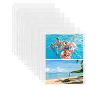 Fabmaker 30 Pack Photo Pages, (5x7, for 120 Photos) Photo Sleeves for 3-Ring Binder Clear Archival Photo Pages Top Loading Photo Album Refill Plastic Binder Sleeve Photo Pockets 2 Pockets Per Page