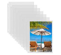Fabmaker 30 Pack Photo Pages, (8x10, for 60 Photos) Sleeves 3-Ring Binder Clear Archival Pages Top Loading Album Refill Plastic Sleeve Pockets 1 Per Page (FM-05-06-0518)