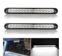 FABOOD F 10" 15 LED Trailer Identification Light Led Reverse Backup Tail Light Bar Strip Truck Rear Side Marker Lights Waterproof