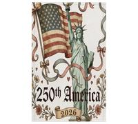Fabpuro Kitchen Tea Towels 45x72cm,Soft Absorbent Dish Cloths Microfiber Quick Drying Hand Towel for Bathroom Home Décor 250th America Statue Of Liberty Floral,Pack of 4