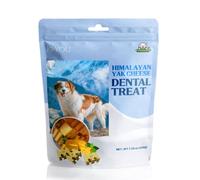 Fabrechew KI-You Himalayan Yak Cheese - Soft & Nutrient-Rich Dental Treat for Dogs with Unique Cleaning Shape, Gentle on Teeth, Supports Gut & Oral Health, Less-Mess Formula (Treat - Small Type)