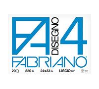 Fabriano 05200597 Watercolour Paper, Cotton, White, 24 x 33 x 0.5 cm