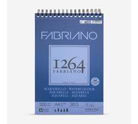 Fabriano : 1264 Series : Watercolour Pad : 300gsm : 30 Sheets : A4 : Cold Press : Not