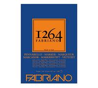Fabriano 19100640 Honsell 19100640-Fabriano Layout Pad 1264, 70 g/m², DIN A4, Extra White, Semi-Transparent, Alcohol, Solvent and Water Based Markers, Paper, 100 Sheets