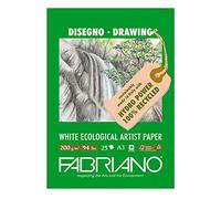 Fabriano 22529742 FSC 100% Recycled Sketch Pad, White, 29.7 x 42 x 0.5 cm