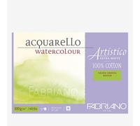 Fabriano : Artistico : Block : 140lb : 14x20in : 15 Sheets : Extra White : Rough