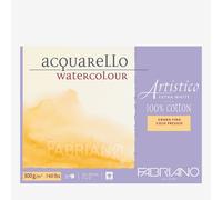 Fabriano Artistico 140 lb. Cold Press 20 Sheet Block 9x12" - Extra White