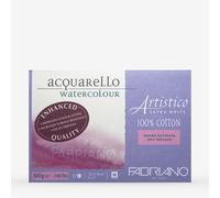 Fabriano : Artistico : Block : 5x7in : 25 Sheets : Extra White : HP