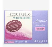 Fabriano : Artistico : Block : 9x12in : 20 Sheets : Extra White : HP