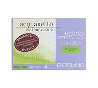 Fabriano Artistico Watercolor Block, 7 x 10, Extra White