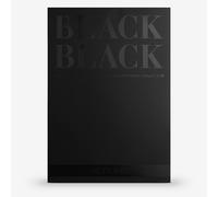 Fabriano : Black Black : Pad : 140lb : 300gsm : A2 : 42x59.4cm : 20 Sheets