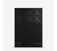 Fabriano : Black Black : Pad : 140lb : 300gsm : A4 : 21x29.7cm : 20 Sheets