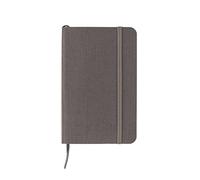 Fabriano Ecoqua Plus Stitch-Bound Notebook, 3.5" x 5.5", Dotted, Gray