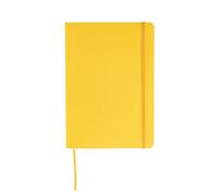 Fabriano Ecoqua Plus Stitch-Bound Notebook, 5.8" x 8.3", A5, Dotted, Yellow