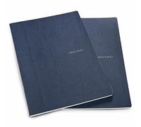 Fabriano Ecoqua Staple Bound Lined Notebook Pack of 2 (DARK BLUE) 90 GSM, 70 sheets, 140 pages, Size A4|Ideal for either writing or drafting with pencil,ballpoint,fountain and marker Pen
