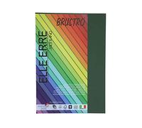 Fabriano Elle Erre Coloured Craft Sheet VERDONE,Size A4, 220 GSM,(Pack of 18 Sheets)|Ideal for Schools, Graphic Designers, Poster Artists with Pastel, Charcoal, Calligraphy, Pen & Ink.