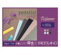Fabriano Pastel Paper Blocks, Cotton, Multicoloured, 21 x 29,7 x 0,5 cm