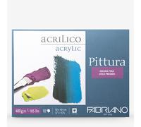 Fabriano : Pittura : Acrylic Block : 185lb : 400gsm : 12x15.75in : 30x40cm : 10 Sheets