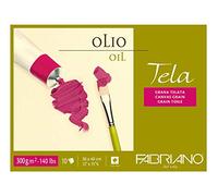 Fabriano - Tela - 68003040 - Oil Paper Pad - 30 x 40 cm - 300 gsm - 10 Sheets - White