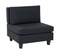 1-Seat Section UNSTAD Fabric Black