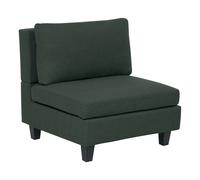 Fabric 1-Seat Section Dark Green UNSTAD
