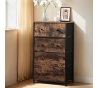 Fabric 5-Drawer Storage Organiser Unit