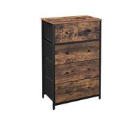 Fabric 5-Drawer Storage Organiser Unit