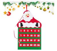 Fabric Advent - Countdown to Nativity 2024, Felt Wall Hanging 24 Pocket, Christmas Nativity with Fabric Hanging Decor | for Kids at Home FE