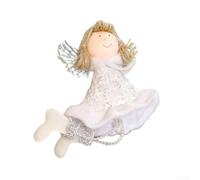 Fabric Angel Ornament 10x10cm Cute Cartoon Design(A)
