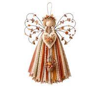 Fabric Angel Wings DIY Kit Quilted Patchwork Wall Hanging Craft Set | Patchwork angel wall hanging kit with nine designs - calm, handmade decor for any room