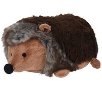 Fabric Animal Door Stop Stopper Home Office Stuffed Filled Heavy Novelty Decoration Doorstop (Flat Hedgehog Brown)