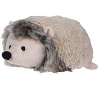 Fabric Animal Door Stop Stopper Home Office Stuffed Filled Heavy Novelty Decoration Doorstop (Flat Hedgehog Cream)