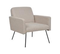 Beliani Armchair Narken Fabric Beige
