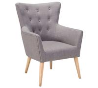 Fabric Armchair Grey ANGEN