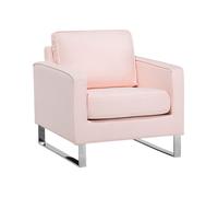 Beliani Armchair Vind Fabric Pink