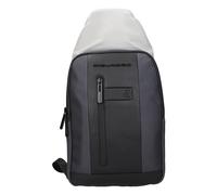 Fabric Backpack - male - Piquadro - Cross Body Bags - Gray - ONE SIZE - Bags ONE SIZE