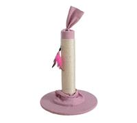 Fabric Base Scratching Post, Candy Design Scratcher, Strike Out Large Pole, Encourages Healthy Habits, Space-Saving/Easy To Place, Pink/Green/Gray For Kitten, Adult Cats