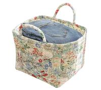 Fabric Baskets For Storage | Large Capacity Boho Closet Storage Baskets | Portable Folding Laundry Hamper Space-Saving Organizer With Handle For Living Room Toys Bedroom Dorm RV