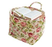 Fabric Baskets For Storage | Large Capacity Boho Floral Laundry Basket | Folding Laundry Hamper Portable Space-Saving Organizer With Handle For Living Room Nursery RV Entryway