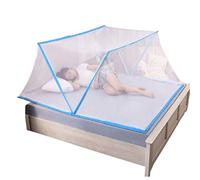 Fabric Bed Drapes Mesh Protection Canopy Shielding Netting King Size Twin Size Tents,Bed Tents,Mosquito Net Anti-mosquito Net Indoor Bed Portable Foldable Bottomless Newborn Travel