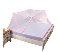 Fabric Bed Drapes Mesh Protection Canopy Shielding Netting King Size Twin Size Tents,Bed Tents,Mosquito Net Anti-mosquito Net Indoor Bed Portable Foldable Bottomless Newborn Travel