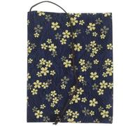 Fabric Book Cover Protector A5 Navy Cloth Sleeve for Books