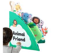 Fabric Book for Kids | Machine Washable Portable Educational,Learning Activity Book,for Home Airplane Classroom Road Trip Vacation Preschool Birthday