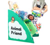 Fabric Book for Kids | Portable Educational Travel Toy | Kids Sensory Learning Activity Book,for Home Car Airplane Daycare Road Trip Vacation Parent